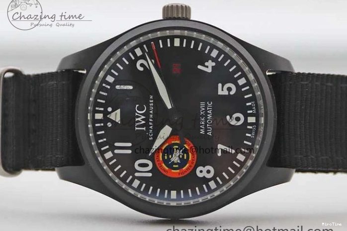 MIROTIME 0403 Mark XVIII ‘TOPGUN SFTI’ Ceramic M+F Best Edition Black Dial on Black Nylon Strap A MultiPurpose 7047